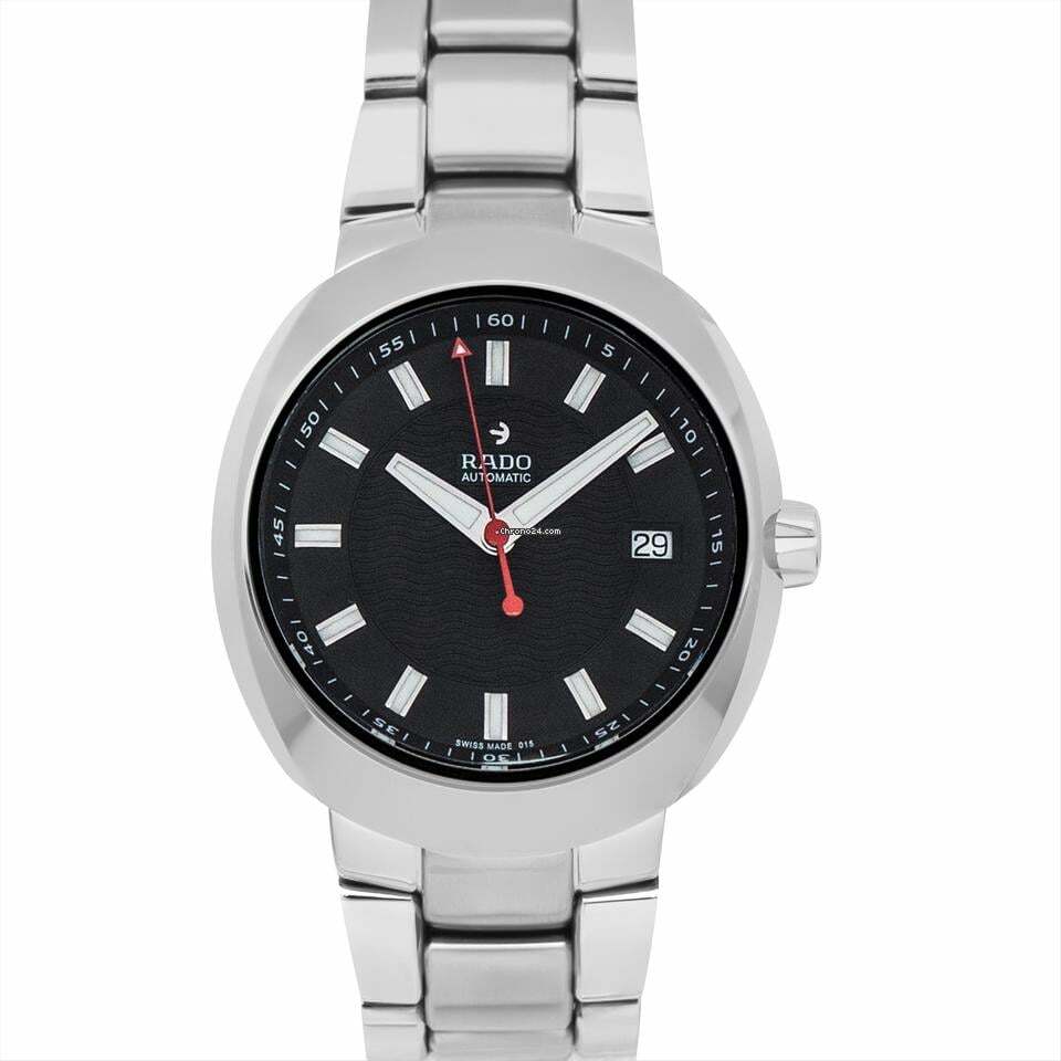 Rado D-Star R15946153 - D-Star Automatic Black Dial Stainless Steel Men's Watch </h1> 