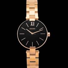 Thumbnail von Rado Coupole R22851163 - Coupole Quartz Black Dial Stainless Steel Ladies Watch </h1>