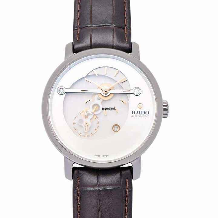  Rado DiaMaster R14061706 - Diamaster Automatic White Dial Ceramic Men's Watch </h1> 