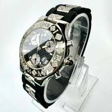 Thumbnail von Cartier 21 Chronoscaph Chronograph Quartz Steel 38mm 1.86TCW DIAMOND Watch </h1>