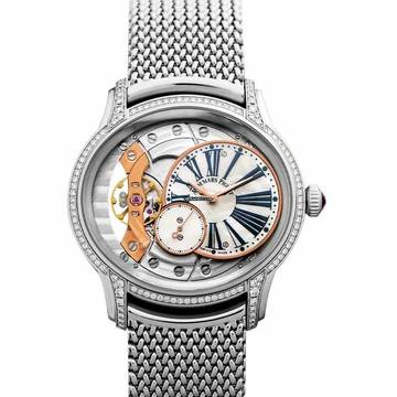  Audemars Piguet Millenary Ladies 77247BC.ZZ.1272BC.01 - Millenary Hand Wind Mother of pearl Dial 18kt White Gold Ladies Wat </h1> 