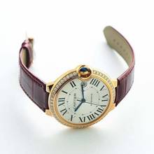 Thumbnail von Cartier Ballon Bleu WJBB0056 - Ballon Bleu de Cartier Automatic Silver Dial 18kt Rose Gold Ladies Watch </h1>