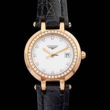 Thumbnail von Longines PrimaLuna L81109872 - Longines PrimaLuna Quartz Mother of pearl Dial 18kt Rose Gold Ladies Watch </h1>