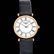 Thumbnail von Longines La Grande Classique L41918110 - La Grande Quartz White Dial 18kt Rose Gold Ladies Watch </h1>