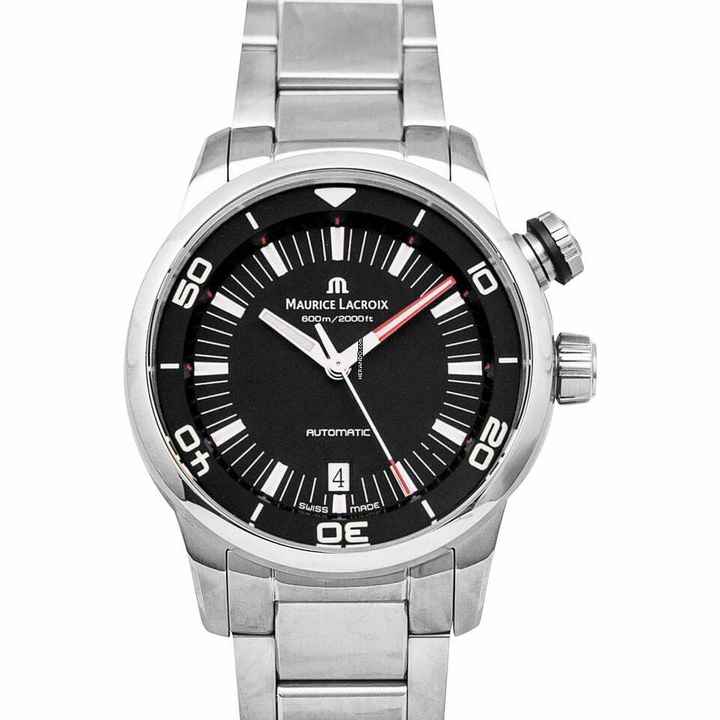  Maurice Lacroix Pontos S Diver PT6248-SS002-330 - Pontos Automatic Black Dial Stainless Steel Men's Watch </h1> 