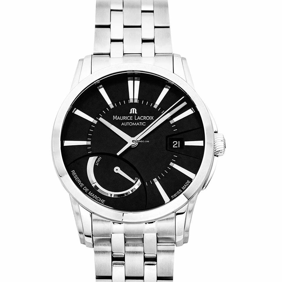  Maurice Lacroix Pontos PT6168-SS002-331 - Pontos Automatic Black Dial Stainless Steel Men's Watch </h1> 