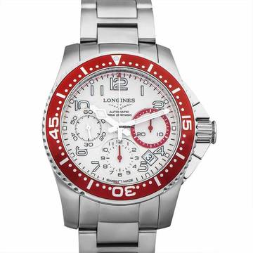  Longines HydroConquest L36964196 - HydroConquest Automatic White Dial Stainless Steel Men's Watch </h1> 