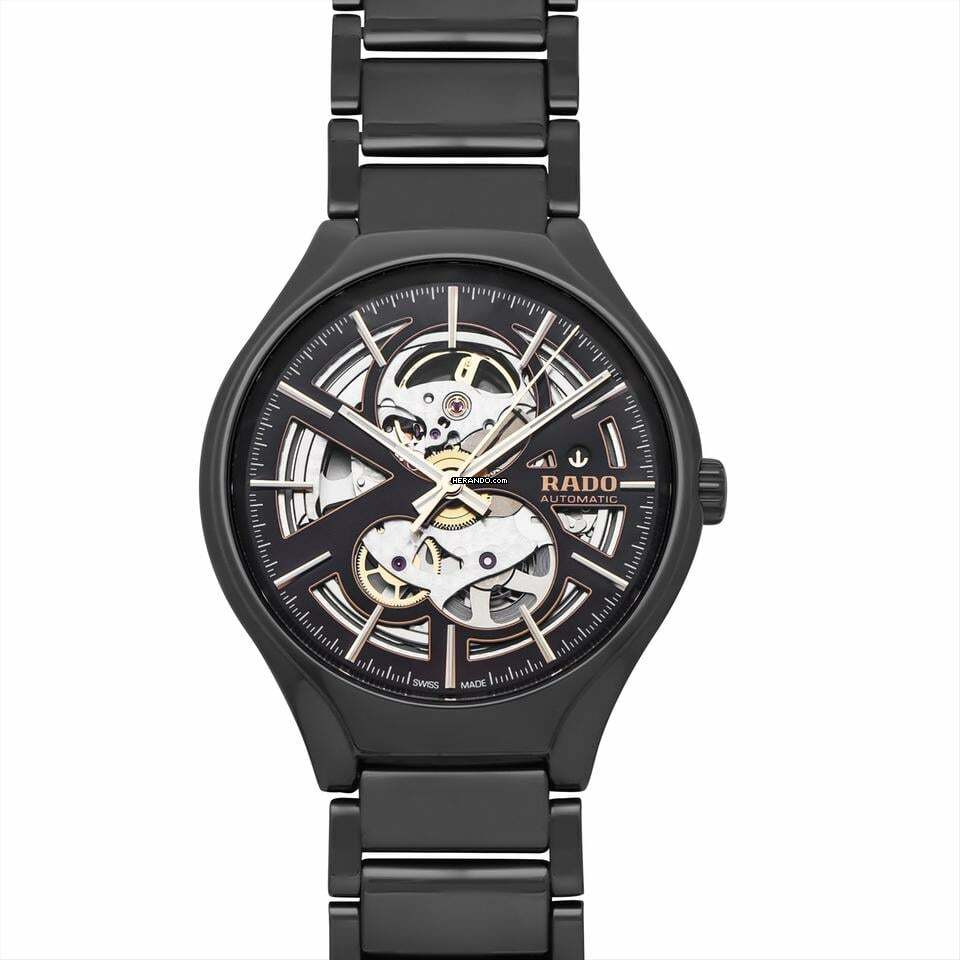  Rado True R27511302 - True Automatic Skeleton Dial Ceramic Unisex Watch </h1> 