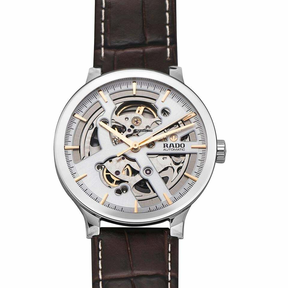  Rado Centrix R30179105 - Centrix Automatic Automatic Skeleton Dial Stainless Steel Men's Watch </h1> 