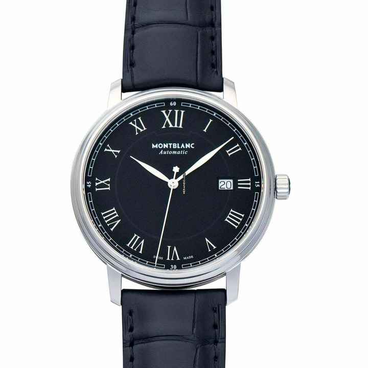 Montblanc 116482 - Heritage Chronometrie Automatic Black Dial Stainless Steel Men's Watch </h1> 