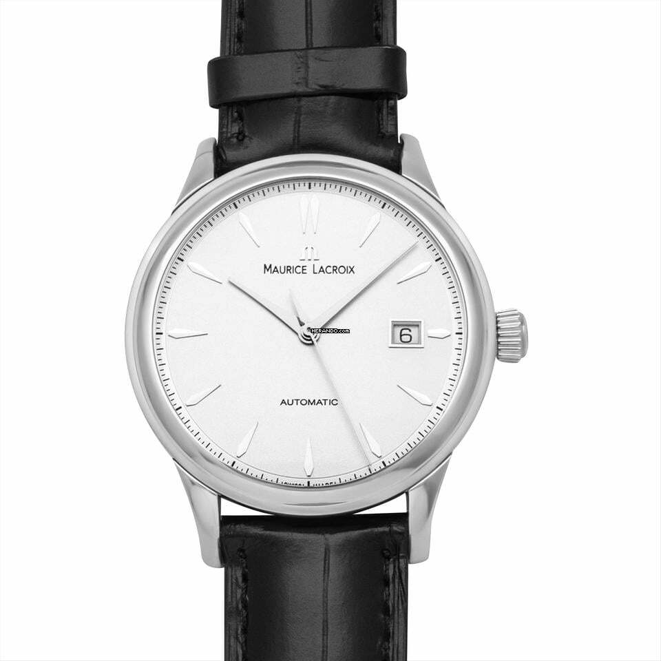  Maurice Lacroix Les Classiques Date LC6098-SS001-130 - Les Classiques Automatic Silver Dial Stainless Steel Men's Watch </h1> 