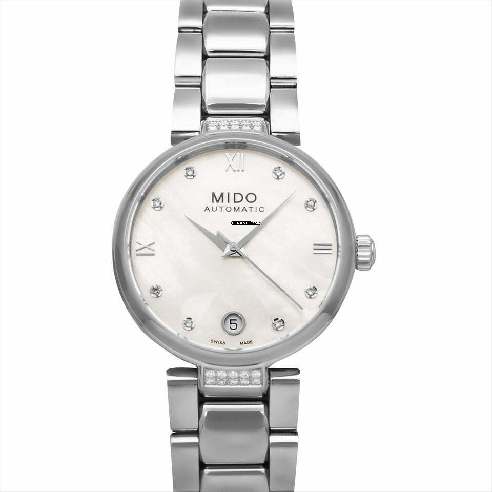  Mido M022.207.61.116.11 - Baroncelli III Automatic Mother of pearl Dial Stainless Steel Ladies </h1> 
