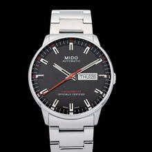 Thumbnail von Mido Commander M021.431.11.051.00 - Commander II Automatic Black Dial Stainless Steel Men's Watch </h1>