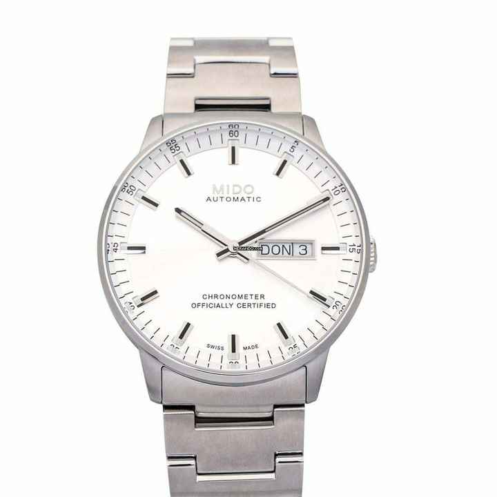  Mido Commander M021.431.11.031.00 - Commander II Automatic Silver Dial Stainless Steel Men's Watch </h1> 