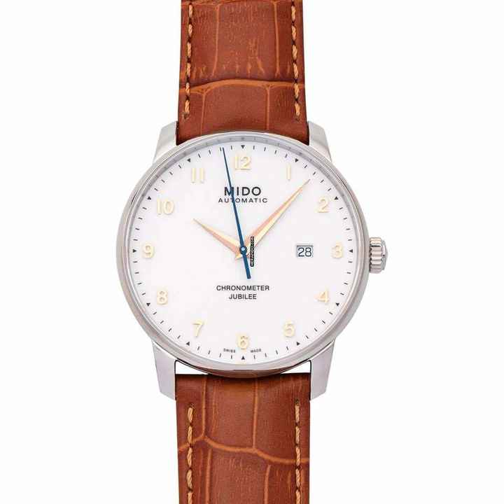  Mido Baroncelli III M037.608.16.262.00 - Baroncelli III Automatic White Dial Stainless Steel Men's Watch </h1> 