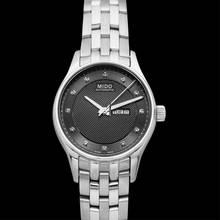 Thumbnail von Mido Belluna M001.230.11.066.91 - Belluna Automatic Black Dial Stainless Steel Ladies Watch </h1>