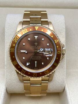  Rolex GMT-Master RARE ''SWISS ONLY'' NIPPLE DIAL in Yellowgold 18Kt. Very Nice Condition </h1> 