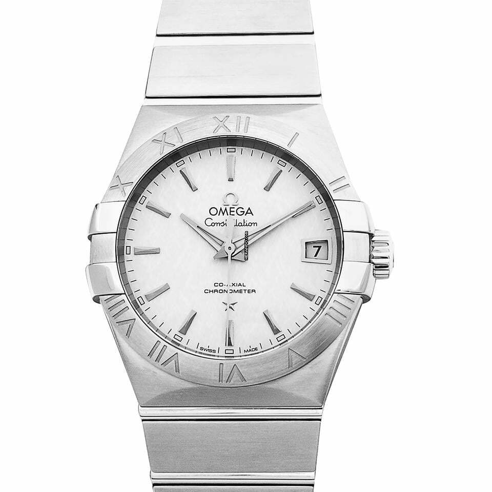 Omega Constellation Men 123.10.38.21.02.004 - Constellation Automatic Silver Dial Stainless Steel Men's Watch </h1>