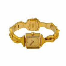 Thumbnail von Lapponia Handaufzug 750 Gelbgold Revision 20x20 mm Mineralglas Vintage