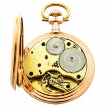 Thumbnail von A. Lange & Söhne Louis XV Taschenuhr Gelbgold 1908 Archivauszug Revision beim Hersteller