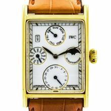 Thumbnail von IWC Novecento 3546 Automatik Revision 750 Gelbgold Leder 33x26mm