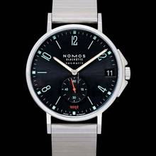 Thumbnail von NOMOS Tangente Neomatik 581 - Tangente Automatic Black Dial Stainless Steel Men's Watch </h1>