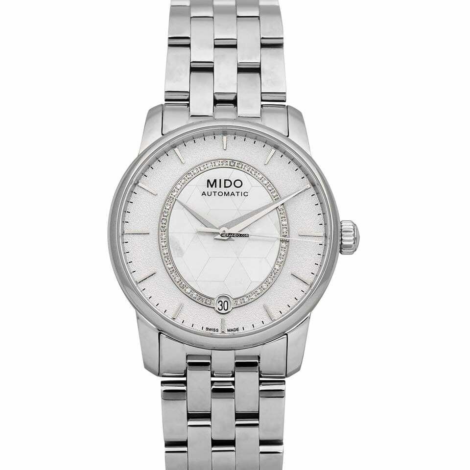  Mido Baroncelli III M007.207.11.116.00 - Baroncelli III Automatic Mother of pearl Dial Stainless Steel Ladies </h1> 