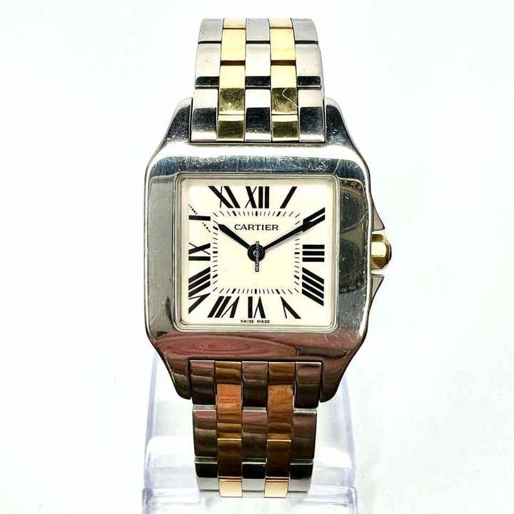  Cartier Santos Demoiselle 2701 Quartz 26mm 2 Tone Watch </h1> 