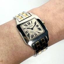 Thumbnail von Cartier Santos Demoiselle 2701 Quartz 26mm 2 Tone Watch </h1>