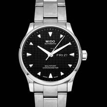 Thumbnail von Mido Multifort M005.431.11.441.00 - Multifort Automatic Black Dial Stainless Steel Men's Watch </h1>