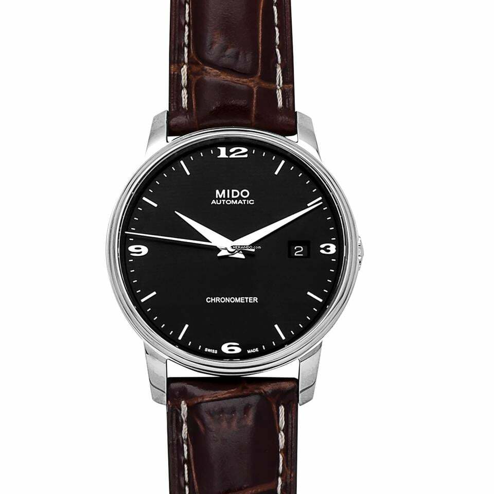  Mido Baroncelli III M010.408.16.051.10 - Baroncelli III Automatic Black Dial Stainless Steel Men's Watch </h1> 