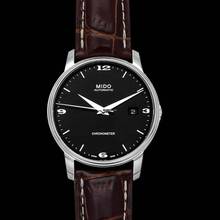 Thumbnail von Mido Baroncelli III M010.408.16.051.10 - Baroncelli III Automatic Black Dial Stainless Steel Men's Watch </h1>
