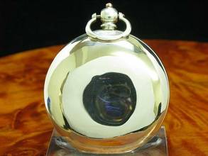 Thumbnail von K. Serkisoff & Co. 800 Silber Savonette Osmanische Taschenuhr Schlüsselaufzug </h1>