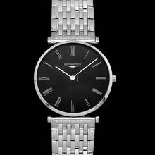 Thumbnail von Longines La Grande Classique L47554516 - La Grande Classique Quartz Black Dial Stainless Steel Ladies Watch </h1>