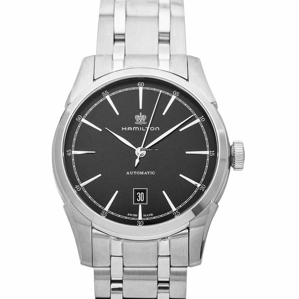 Hamilton H42415131 - Jazzmaster Automatic Black Dial Stainless Steel Men's Watch </h1>