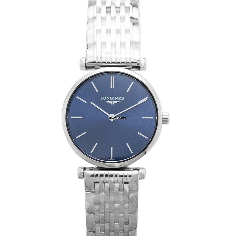  Longines La Grande Classique L42094956 - La Grande Classique Quartz Blue Dial Stainless Steel Unisex Watch </h1> 