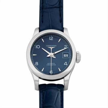  Longines Record L23204964 - Record Automatic Blue Dial Stainless Steel Ladies Watch </h1> 