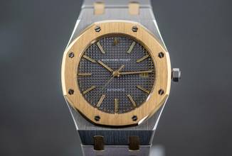 Thumbnail von Audemars Piguet Royal Oak 14486 | Full Set | Cufflinks | AP Service Dec 2022 </h1>