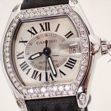Thumbnail von Cartier Roadster 2510 Automatic 38mm Steel ~1TCW DIAMOND Watch </h1>