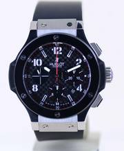 Thumbnail von Hublot Big Bang 44 mm Chronograph Stahl Keramik Racing Dial Rubber Strap Luxury 44mm </h1>