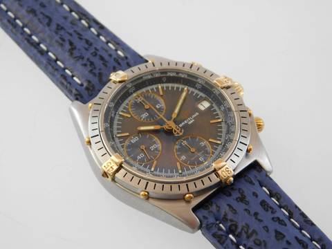  Breitling Chronomat Stahl Gold Klassiker im sehr schönen Zustand Hai Band </h1> 