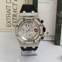 Thumbnail von Audemars Piguet Royal Oak Offshore Diamonds & White Gold Factory 42mm Completo