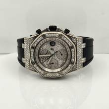 Thumbnail von Audemars Piguet Royal Oak Offshore Diamonds & White Gold Factory 42mm Completo