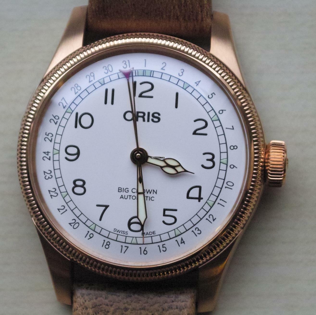  Oris Big Crown Pointer Date Father Time Limited Edition NEW FULL SET 