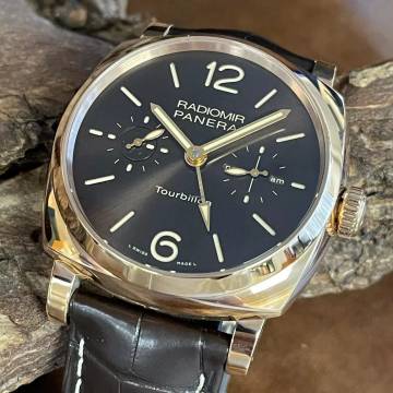  Panerai Radiomir 1940 Tourbillon GMT Oro Rosso - Ref. PAM00558 - Full-Set </h1> 