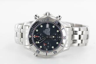 Thumbnail von Omega Seamaster Diver 300 M 2004//41,5MM//BLUE DIAL//REF. 25998000//FULL SET # 578