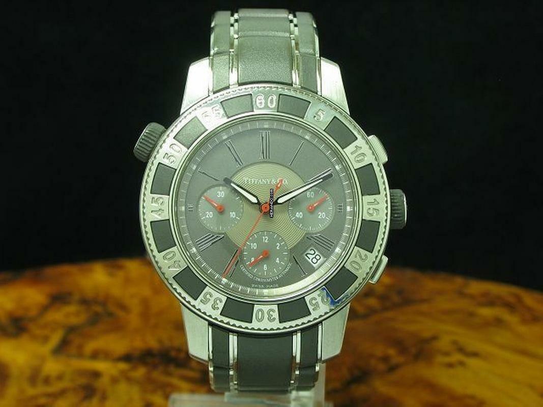  Tiffany & Co. Resonator T-57 Edelstahl Automatik Herrenuhr / Kaliber Eta 2894-2 </h1> 
