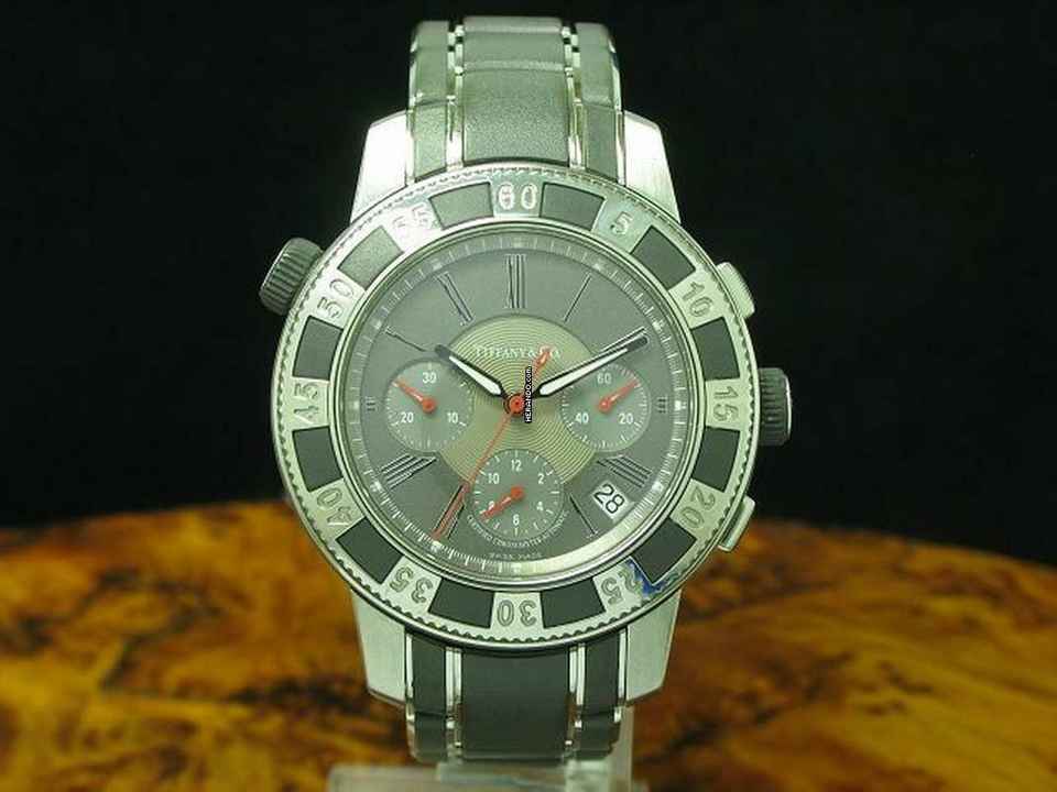  Tiffany & Co. Resonator T-57 Edelstahl Automatik Herrenuhr / Kaliber Eta 2894-2 </h1> 