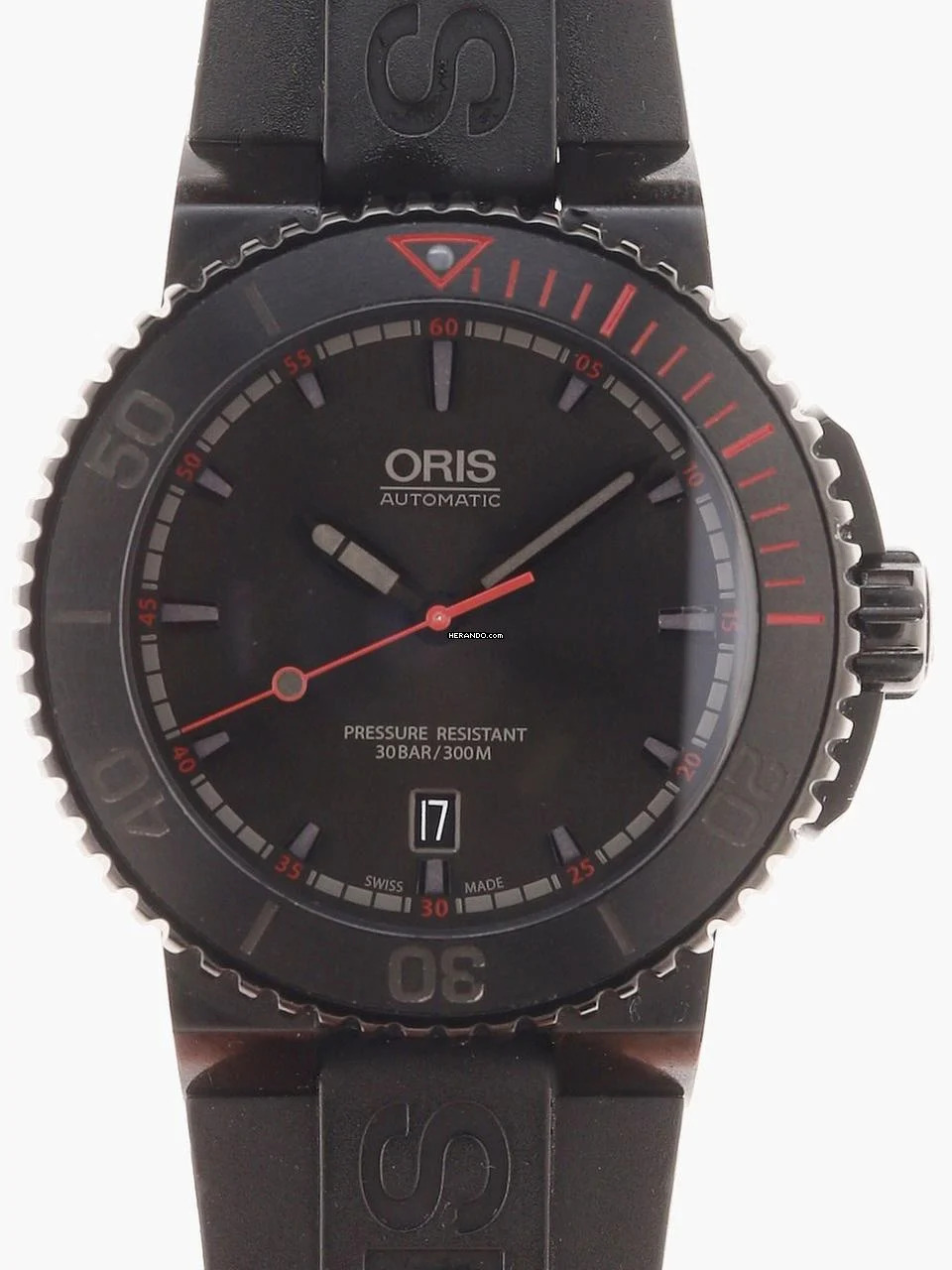  Oris El Hierro Limited Edition original Gents Automatic Wristwatch El Hierro Ref. 01 733 7653 4783 – Set RS Aquis SAVING A THREATENED WORLD limited Edition  