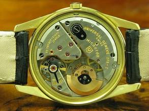 Thumbnail von Universal Genève Polerouter Date 18kt 750 Gold Automatik Herrenuhr / Ref104602/1 </h1>